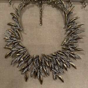 Elegant Gold and Silver Leaf Necklace- Removing this item Jan 30th at 5pm